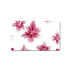 Hawaiian Flowers Magnet (name Card) by essentialimage