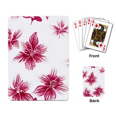 Hawaiian Flowers Playing Cards Single Design (rectangle)