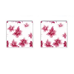 Hawaiian Flowers Cufflinks (square) by essentialimage