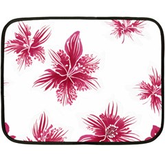 Hawaiian Flowers Fleece Blanket (mini) by essentialimage