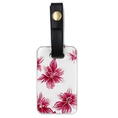 Hawaiian Flowers Luggage Tag (one Side) by essentialimage