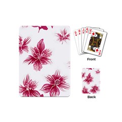 Hawaiian Flowers Playing Cards Single Design (mini) by essentialimage