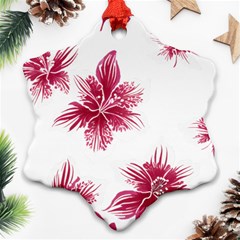 Hawaiian Flowers Ornament (snowflake)