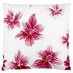 Hawaiian Flowers Large Cushion Case (two Sides) by essentialimage