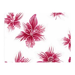 Hawaiian Flowers Two Sides Premium Plush Fleece Blanket (mini) by essentialimage