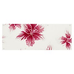 Hawaiian Flowers Banner And Sign 8  X 3  by essentialimage