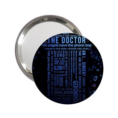 Doctor Who Tardis 2 25  Handbag Mirrors by Cendanart