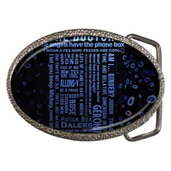 Doctor Who Tardis Belt Buckles by Cendanart