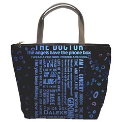 Doctor Who Tardis Bucket Bag by Cendanart