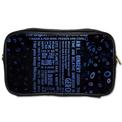 Doctor Who Tardis Toiletries Bag (one Side) by Cendanart