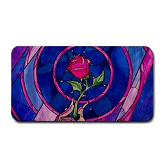 Enchanted Rose Stained Glass Medium Bar Mat by Cendanart