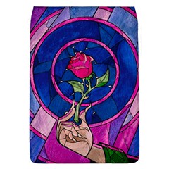 Enchanted Rose Stained Glass Removable Flap Cover (l) by Cendanart