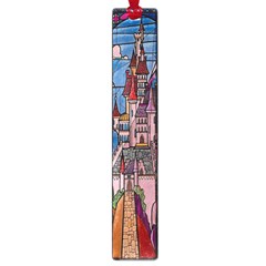 Castle Building Stained Glass Large Book Marks by Cendanart