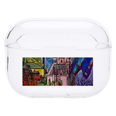 Castle Building Stained Glass Hard Pc Airpods Pro Case