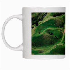 Coast Aerial View Beautiful Landscape Nature Ocean Road Graphy Aerial Coast Drone White Mug by Bedest