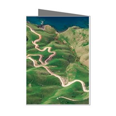 Coast Aerial View Beautiful Landscape Nature Ocean Road Graphy Aerial Coast Drone Mini Greeting Cards (pkg Of 8) by Bedest