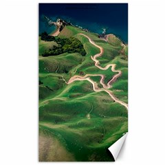 Coast Aerial View Beautiful Landscape Nature Ocean Road Graphy Aerial Coast Drone Canvas 40  X 72  by Bedest