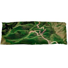 Coast Aerial View Beautiful Landscape Nature Ocean Road Graphy Aerial Coast Drone Body Pillow Case Dakimakura (two Sides) by Bedest