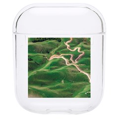 Coast Aerial View Beautiful Landscape Nature Ocean Road Graphy Aerial Coast Drone Hard Pc Airpods 1/2 Case by Bedest