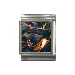 Wood Fire Camping Forest On Italian Charm (13mm) by Bedest