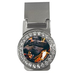 Wood Fire Camping Forest On Money Clips (cz)  by Bedest