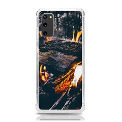 Wood Fire Camping Forest On Samsung Galaxy S20 6 2 Inch Tpu Uv Case by Bedest