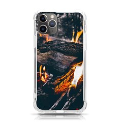 Wood Fire Camping Forest On Iphone 11 Pro 5 8 Inch Tpu Uv Print Case by Bedest