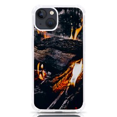 Wood Fire Camping Forest On Iphone 13 Tpu Uv Print Case by Bedest