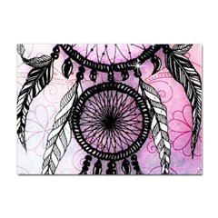 Dream Catcher Art Feathers Pink Sticker A4 (100 Pack) by Bedest