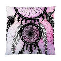 Dream Catcher Art Feathers Pink Standard Cushion Case (two Sides) by Bedest