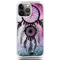 Dream Catcher Art Feathers Pink Iphone 13 Pro Max Tpu Uv Print Case by Bedest