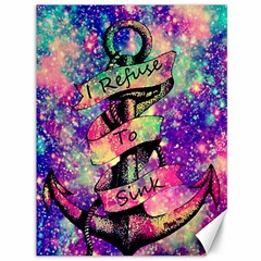 Anchor Purple Space Canvas 36  X 48  by Bedest