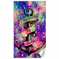 Anchor Purple Space Canvas 40  X 72  by Bedest