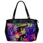 Anchor Purple Space Oversize Office Handbag Front