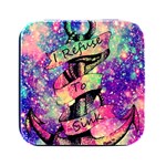 Anchor Purple Space Square Metal Box (Black) Front