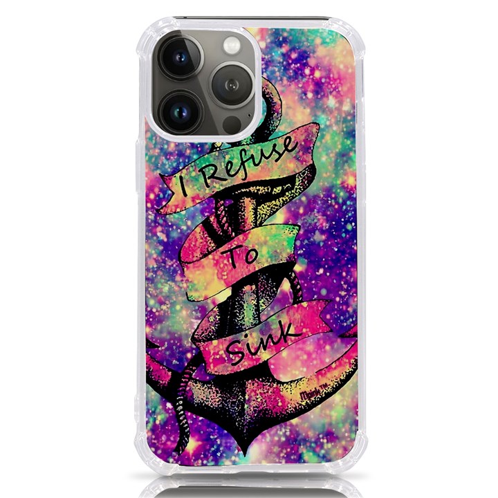 Anchor Purple Space iPhone 13 Pro Max TPU UV Print Case