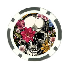 Skull Flowers American Native Dream Catcher Legend Poker Chip Card Guard (10 Pack) by Bedest