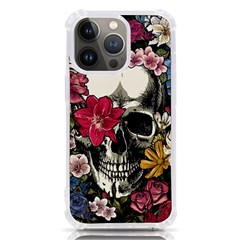 Skull Flowers American Native Dream Catcher Legend Iphone 13 Pro Tpu Uv Print Case by Bedest