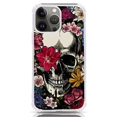 Skull Flowers American Native Dream Catcher Legend Iphone 13 Pro Max Tpu Uv Print Case by Bedest