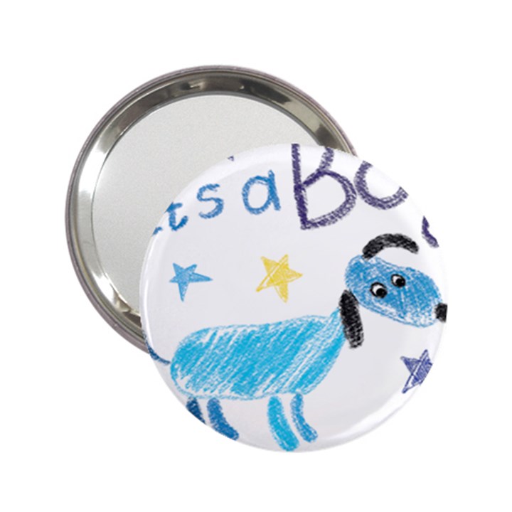 It s a boy 2.25  Handbag Mirrors