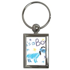 It s A Boy Key Chain (rectangle) by morgunovaart