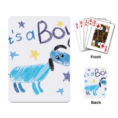 It s A Boy Playing Cards Single Design (rectangle) by morgunovaart