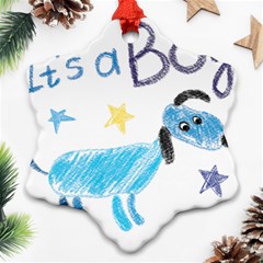 It s A Boy Ornament (snowflake)