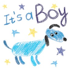 It s A Boy Play Mat (rectangle) by morgunovaart