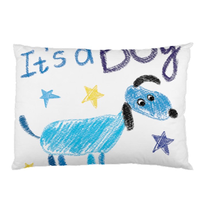 It s a boy Pillow Case (Two Sides)