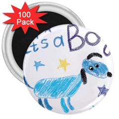 It s A Boy 3  Magnets (100 Pack) by morgunovaart