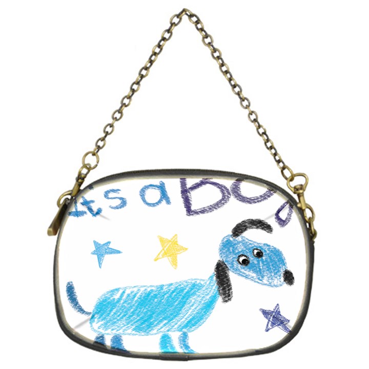 It s A Boy Chain Purse (One Side)