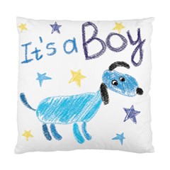 It s A Boy Standard Cushion Case (two Sides) by morgunovaart