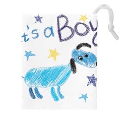 It s A Boy Drawstring Pouch (4XL)