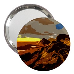 Scotland Monti Mountains Mountain 3  Handbag Mirrors by Cendanart